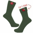 thumbnail image 3 of Women's Ask Me About Books Flip Socks Funny Bookworm School Teacher Appreciation Student Graphic Footwear, 3 of 6