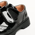 thumbnail image 6 of AUNVITO Boys 4-14Y Shiny Strap Closure Dress Shoes Soft Sole British Style Casual Oxford School Uniform Shoes, 6 of 9
