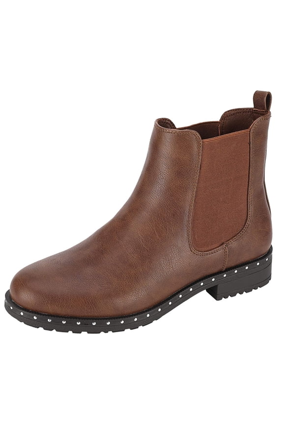 Women Chelsea Boots Elastic Side Ankle Boots Platform Slip on Booties