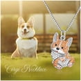 thumbnail image 3 of Colgantes Bonitos DogNeck09 1Pza Corgi Plata/Naranja Metal Cadena y Dije. High Monaco MXOKE-001, 3 of 4