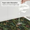 thumbnail image 6 of Microfiber Dish Drying Mat, Plant Leaf Floral Dish Drying Pad Mats for Kitchen Counter Dishes Rack Pad, 18 x 24 inches, 6 of 9