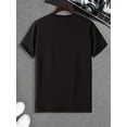 thumbnail image 2 of Camiseta de moda casual para hombre con diseño de letras único, cuello redondo, lavable a máquina, perfecta para el verano. Camiseta para adultos, hombres, mujeres, adolescentes, jóvenes., 2 of 5
