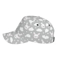 thumbnail image 5 of Daiia Rabbit And Cloud print Baseball Cap Men Women Golf Dad Hat Adjustable Original Classic Low Profile Hat Unconstructed Plain Cap, 5 of 9