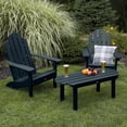 thumbnail image 2 of Highwood 3-pc Classic Westport Adirondack Set with 1 Classic Westport 24" W x 48" L Conversation Table - Outdoor, Eco-friendly, Synthetic Wood, 2 of 8
