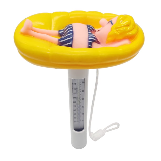 Kuymtek Retrato Medidor Temperatura Del Piscina Termómetro Flotante (Niña)