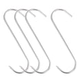 thumbnail image 1 of Unique Bargains 9.84' Meat Hooks, 0.24' Thick Stainless Steel S-Hook, Meat Processing Hanging 4Pack, 1 of 5