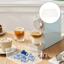 AURARMLET Countertop Coffee Station Organizer White 1Pcs 6.7X4.5X2.2In