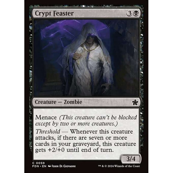 MtG Foundations Common Crypt Feaster #59