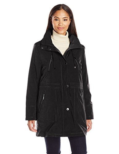 women's fleet street hooded poplin anorak jacket