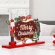 thumbnail image 5 of Mesa De Madera De Feliz Navidad, Muñeco De Nieve, Papá Noel, Cartel De Mesa, Cartel De Alegría De Navidad Para La Cena De Fiesta De Navidad De Invierno Monstrate HA041707-01, 5 of 6