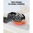 thumbnail image 4 of Telyswee Pallet Forks 4000 LBS Clamp on Pallet Forks, 60" Length Heavy Duty Pallet Forks with Adjustable Stabilizer Bar, Tractor Bucket Forks for Tractor Attachments, Skid Steer, Loader Bucket, 4 of 7