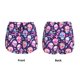 thumbnail image 3 of Balery Skull mushroom colorful cute Pantalones cortos deportivos para mujer con forro y dos bolsillos, elásticos, para entrenamiento, gimnasio, yoga-Small, 3 of 7