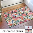 thumbnail image 3 of Pioneer Flower Floral Print Pattern Door Rugs,Washable Non Slip Door Mats Indoor,Decorative Door Mats,Entry Mat Indoor for Entrance,Bedroom,Kitchen,Bathroom,16"x24", 3 of 6