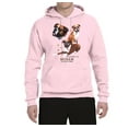 thumbnail image 2 of Wild Bobby, If It's Not a Boxer It's Just a Dog Gift | Mens Dog Lover Hooded Sweatshirt Graphic Hoodie, Light Pink, Medium, 2 of 3