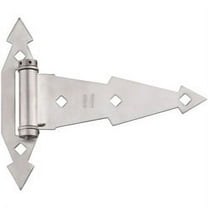 National hardware n348-524 7" stainless steel ornamental spring t hinge