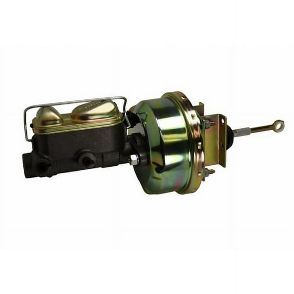 Leed Brakes LEE5H4 7 in. Brake Booster with 1 in. Bore Master Cylinder for 1964-1966 Ford Mustang - Zinc Plated