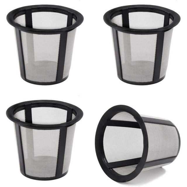 Tasse Écran de Filtre à Café Remplaçable (4 Pcs) pour Utilisation avec les Ensembles de Filtres à Café Réutilisables Compatibles avec les Cafetières Keurig 1.0