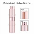 thumbnail image 4 of Travel Perfume Atomizer Spray Bottle (8ml) Set - Twisting Concealed Mouth Design | Refillable Empty Bottle for Perfume and Aftershave Travel & Handbag (Perfume Atomizer, Pink), 4 of 7
