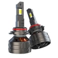 thumbnail image 4 of Juego de 2 bombillas LED antiniebla para coche de 8000 LM, repuestos de lámparas impermeables para coches, camiones, accesorios de repuesto, 9-32 9006, 4 of 9