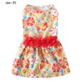 thumbnail image 2 of Desiderio Color estampado de flores ropa para perros ropa para perros ropa para perros verano, 2 of 5