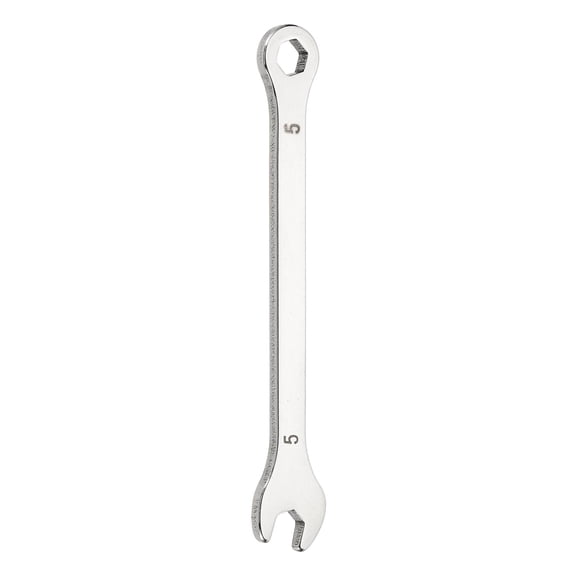 Mini Combination Wrench 5mm Metric 12-Point Box and Open End Stainless Steel