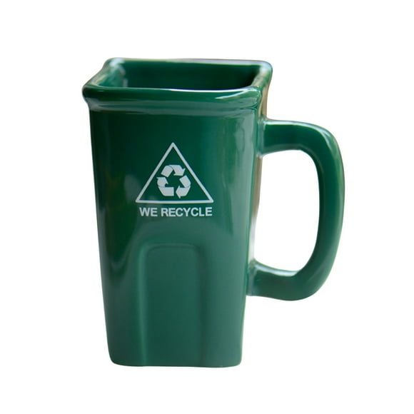 Leodye 1PCS Toilet-shaped Ceramic Coffee Mug - Quirky Alien Design, for Women/Boys, Tea/Coffee Cup -7.87x7.08x5.11in