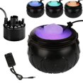 thumbnail image 1 of Halloween Mist Maker Fogger Water Fountain Fog Machine Color Changing Party Prop Halloween Smoke Machine Lighting Lights Effect, 1 of 5