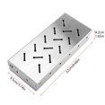 thumbnail image 3 of Antqov BoxBarbecue Tool Stainless Steel Tube Diamond-shaped Fruit Wood, Home Accessories, 3 of 7