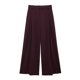 thumbnail image 3 of HH TRAF 2024 Tops elegantes de estilo urbano para mujer, color rojo vino, escote en V, sin mangas, botones, botonadura sencilla, chalecos de verano, tops para mujer a la moda, 3 of 5