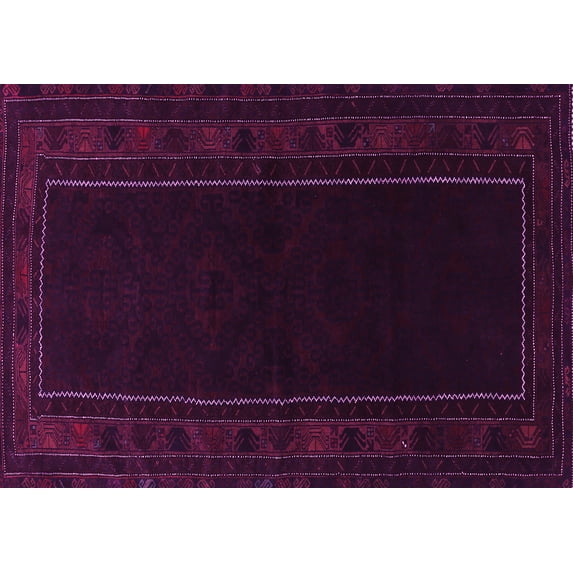 Ahgly Company Indoor Rectangle Persian Pink Traditional Area Rugs, 4' x 6'
