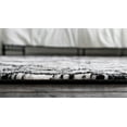 thumbnail image 5 of Rugs.com Oregon Collection Rug – 5' x 8' Oval Black And White Low-Pile Rug Perfect For Living Rooms, Large Dining Rooms, Open Floorplans, 5 of 9