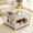Gray and White, variant on Vineego 31.5 Inch Square Coffee Table with Open Bottom Shelf for Living Room,Gray and White