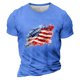 thumbnail image 1 of Camisetas de Manga Larga para Hombres Imprimir Casual Cuello Redondo Camiseta de Manga Corta, Camisetas de Manga Larga para Hombres Algodón, 1 of 4