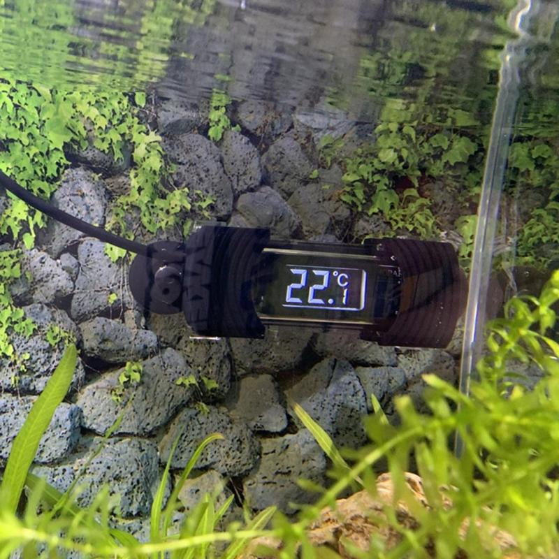 Fish Tank Thermometers Aquarium Electronic Tool for Glass Terrarium Regular