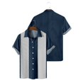 thumbnail image 4 of Men's Hawaiian Printed Button Short Sleeve Shirts Men's Casual Fashion Short Sleeve Shirts 6XL, 4 of 4
