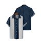 thumbnail image 4 of Men's Hawaiian Printed Button Short Sleeve Shirts Men's Casual Fashion Short Sleeve Shirts 4XL, 4 of 4