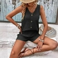 thumbnail image 2 of MORTTIC Women's Sleeveless Lounge Set 2 Piece Summer Tank Top and Shorts Outfit for Casual Daily Wear & Travel, S, 2 of 4