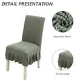 thumbnail image 5 of 4 fundas para sillas de comedor, extraíbles, lavables y resistentes a la suciedad, para hogares, restaurantes y exteriores, 5 of 5