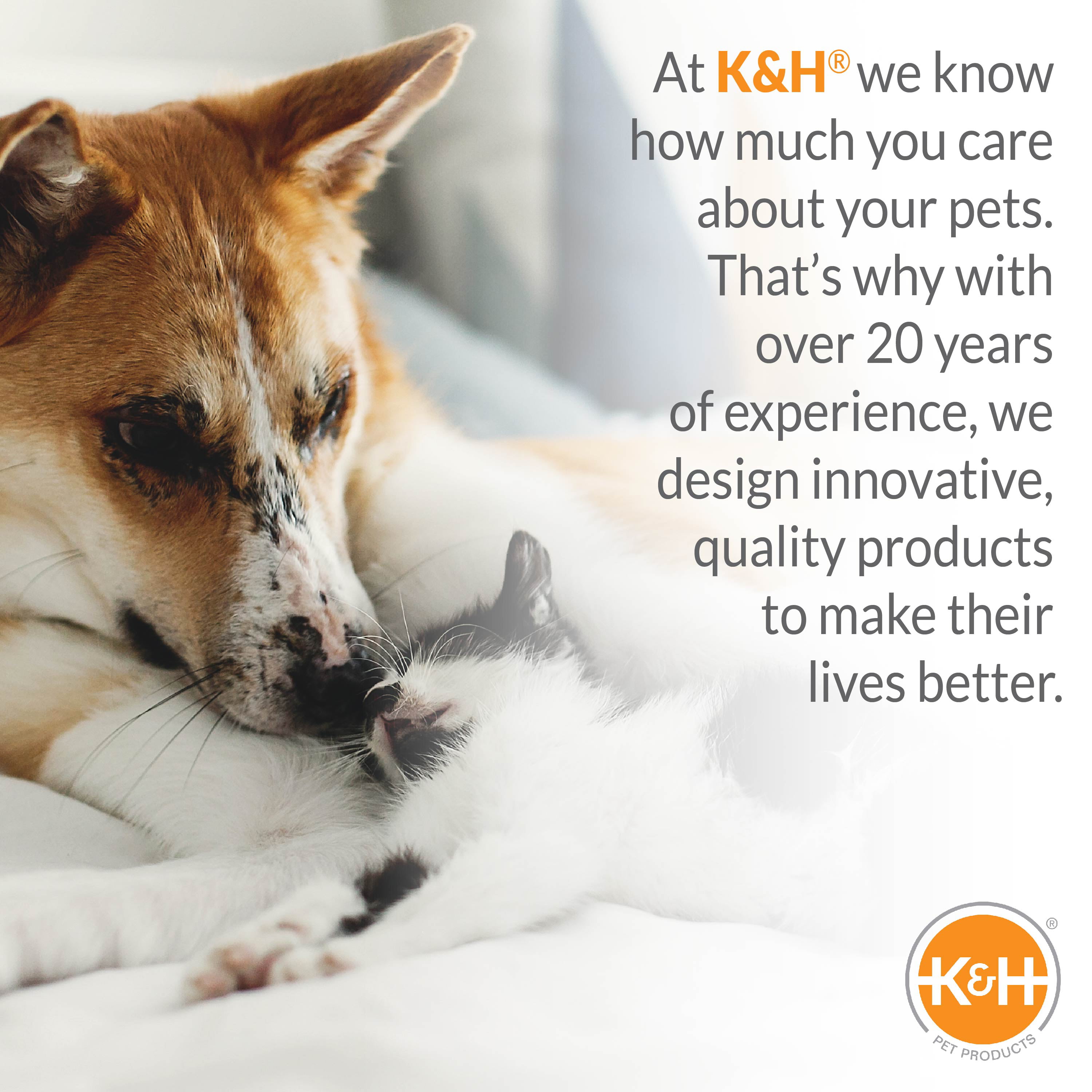 zusammenklappbar grau/cremefarben K&H PET PRODUCTS Bucket Booster Haustiersitz – Hundeerhöhung Autositz für Hunde und Katzen klein 