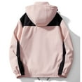 thumbnail image 6 of SwiftWear Men's Winter 3 in 1 Couple's Warm Detachable Jackets Hooded Coats with Fleece Lining, Waterproof & Windproof Pink XL, 6 of 9