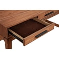 thumbnail image 4 of Origins by Alpine Nova Large Wood Desk in Honey Maple (Brown), 4 of 4