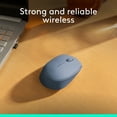 thumbnail image 3 of Logitech M170 Wireless Mouse for PC, Mac, Laptop, 2.4 GHz with USB Mini Receiver, Optical Tracking, 12-Months Battery Life, Ambidextrous - Blue Grey, 3 of 10