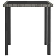 thumbnail image 2 of vidaXL 5 Piece Garden Dining Set Poly Rattan Grey, 2 of 3