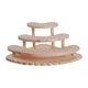 thumbnail image 1 of Soporte de stand de pantalla de madera stand de exhibición de 3 niveles soportes de perfume decorativo organizador de maquillaje para postre de fiesta, 1 of 7
