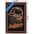 thumbnail image 3 of MLB San Franciso Giants - Neon Helmet 23 Wall Poster, 14.725" x 22.375" Framed, 3 of 6