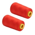 thumbnail image 3 of Fil à Coudre Rouge, Fil Surjeteur Finition Soignée Matériau Polyester Haute Résistance 2 Pcs pour Courtepointe pour Couture pour Maison, 3 of 7