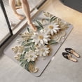 thumbnail image 2 of Bath Mats For Bathroom Floor Diatomite Three Dimensional Flower Design Non Slip TPR Backing Quick Drying Soft Microfiber 40 cm x 60 cm, 2 of 6