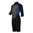 thumbnail image 1 of REALON Kids Wetsuits for Girls Boys Toddler Children Shorty Wet Suit 2-14 Years 3mm Neoprene Swimsuits in Cold Water Back Zip for Diving Surfing Jet Skiing Swimming, 1 of 8