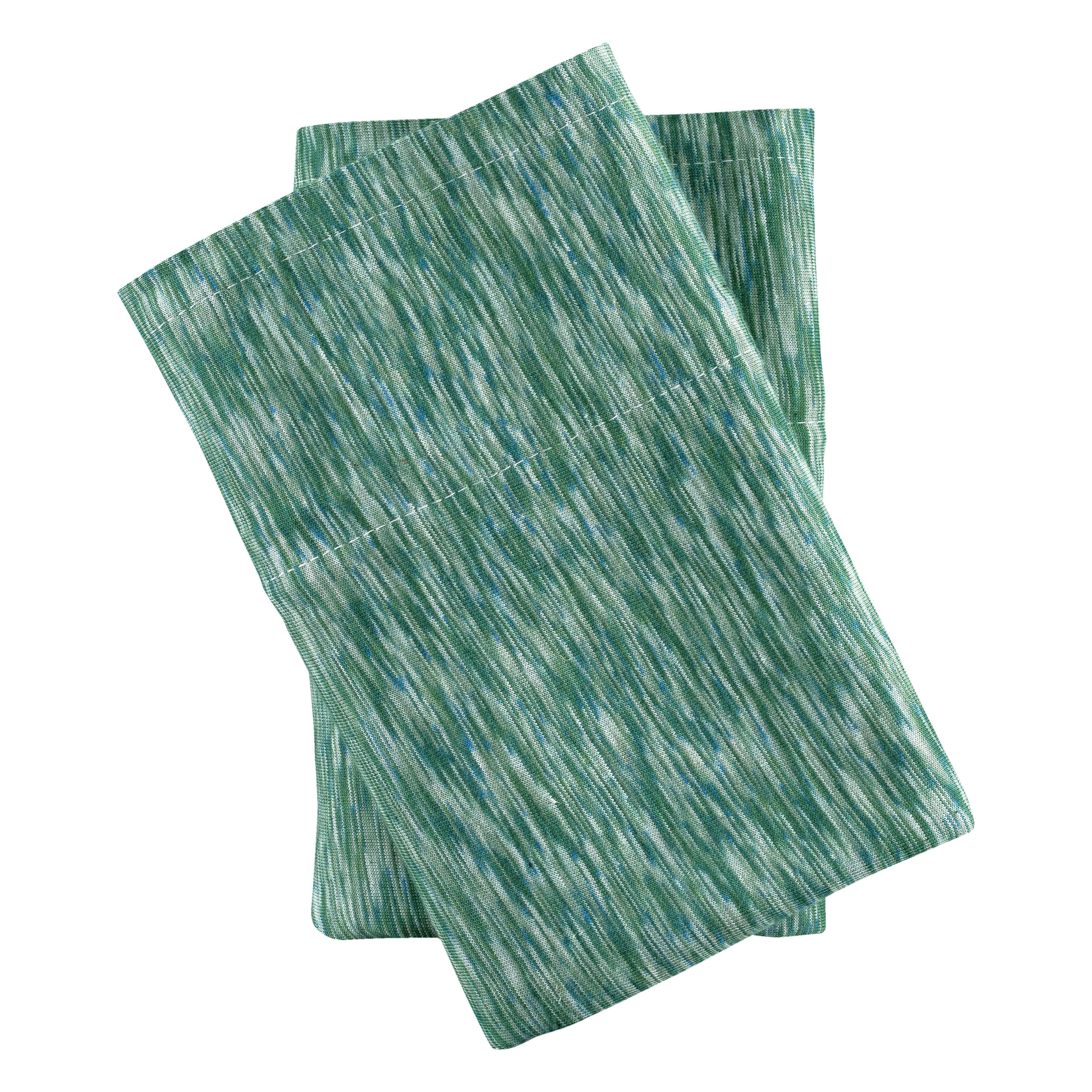 Mainstays 100% Cotton Extra Soft Jersey Pillowcase Set, King, Green Sage Crackle, 2 Pieces