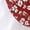Burgundy White Floral, variant on Women's Floral Button Down Shirt Long Sleeve Casual Blouse